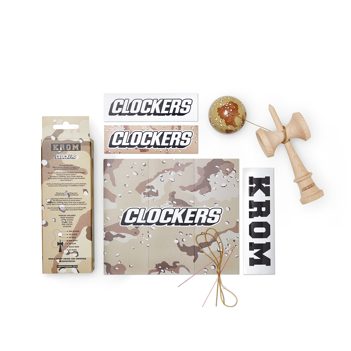 • KROM KENDAMA • CLOCKERS