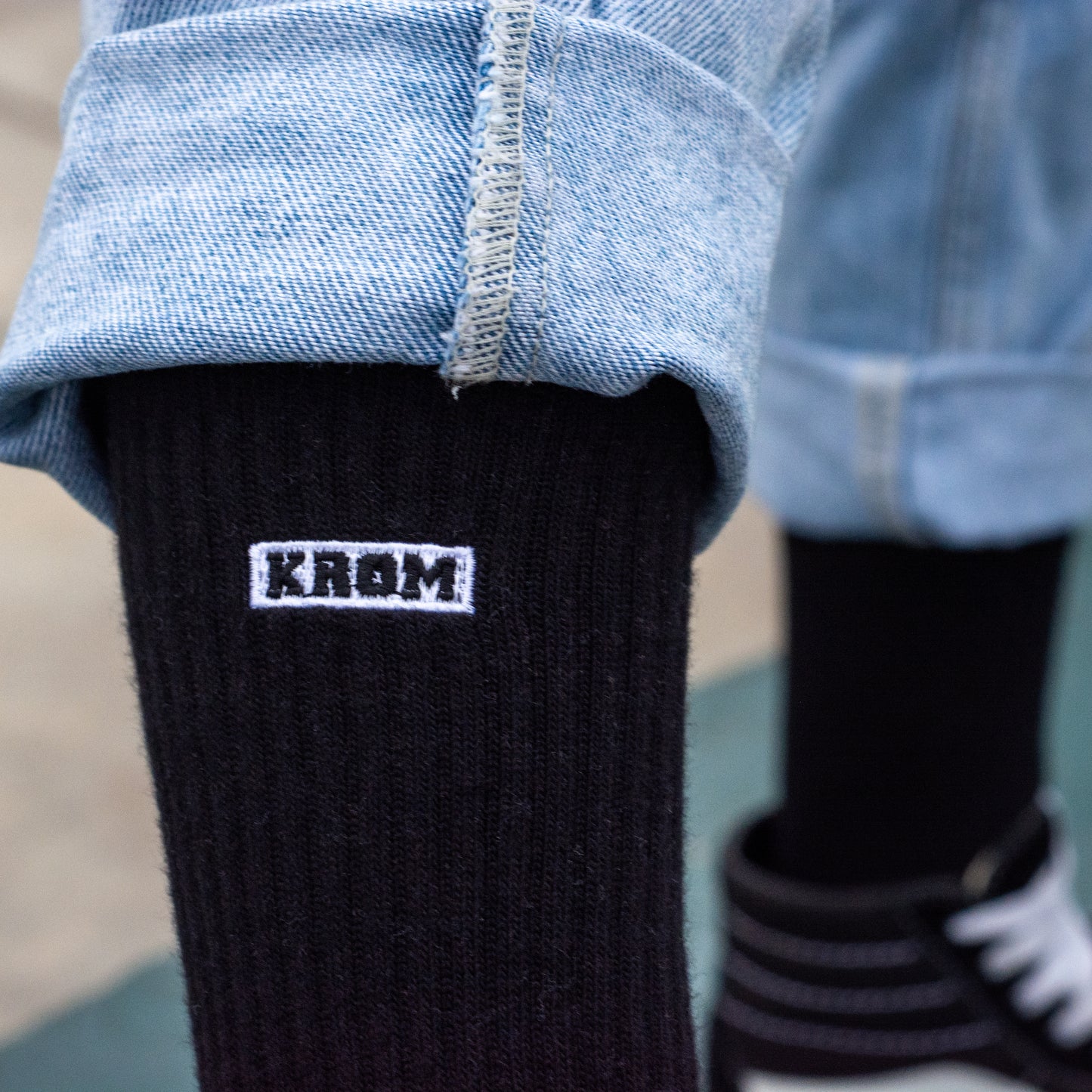 BOX LOGO SOCKS BLACK