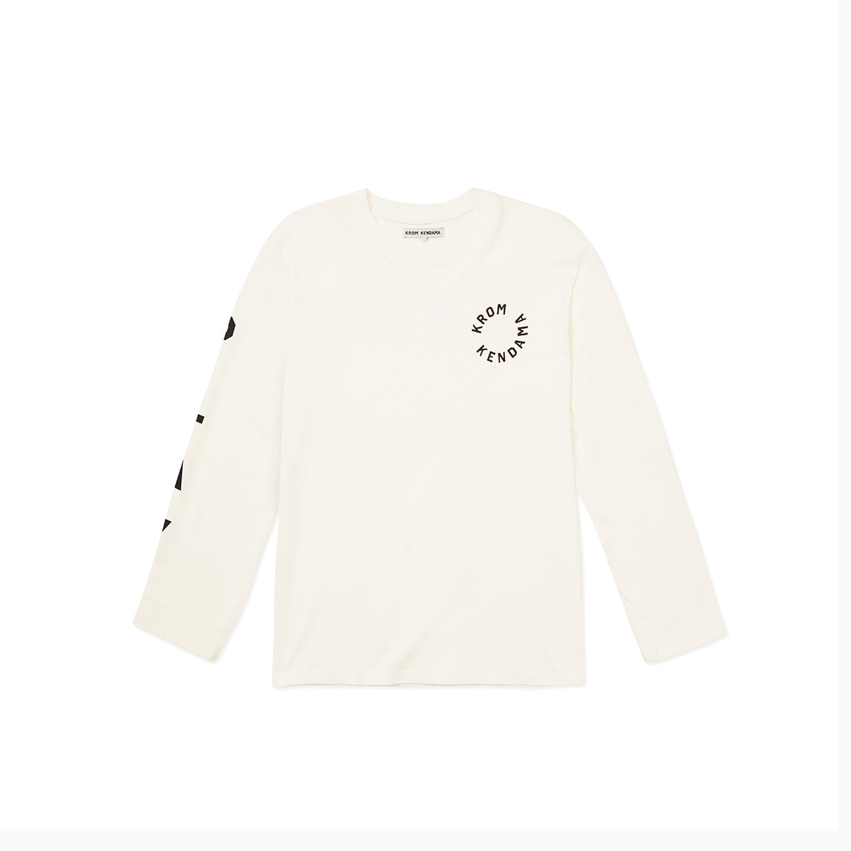 KROM PLAY LIFE COLLECTION MAIN FRONT PICTURE LONG SLEEVE WHITE