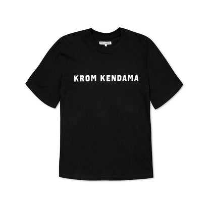 KROM PLAY LIFE COLLECTION MAIN FRONT PICTURE T SHIRT BLACK