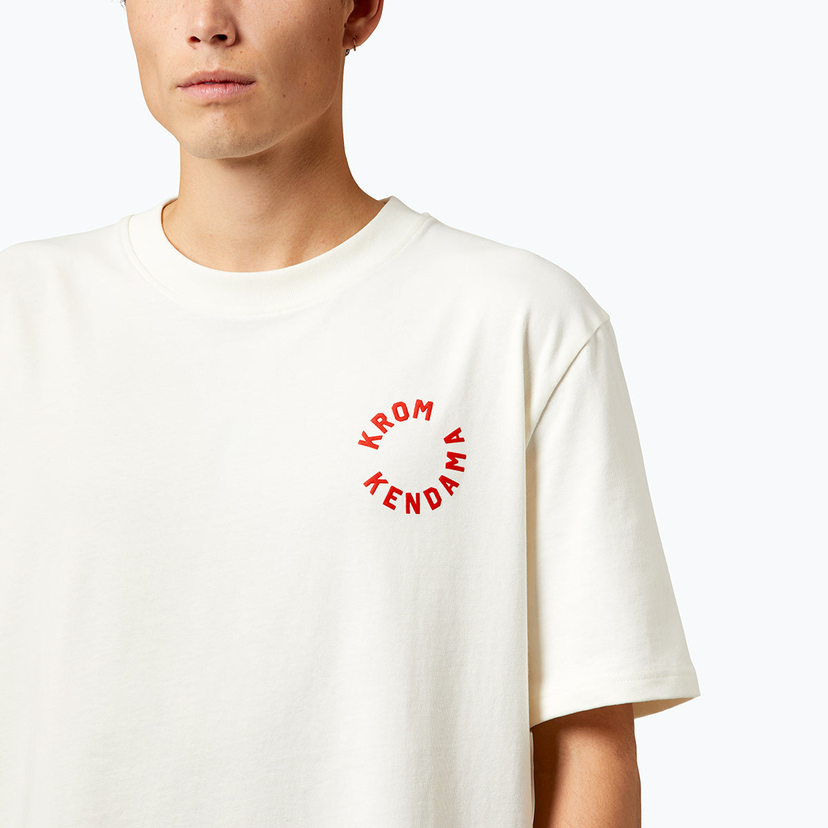 KROM PLAY LIFE SS TEE organic white