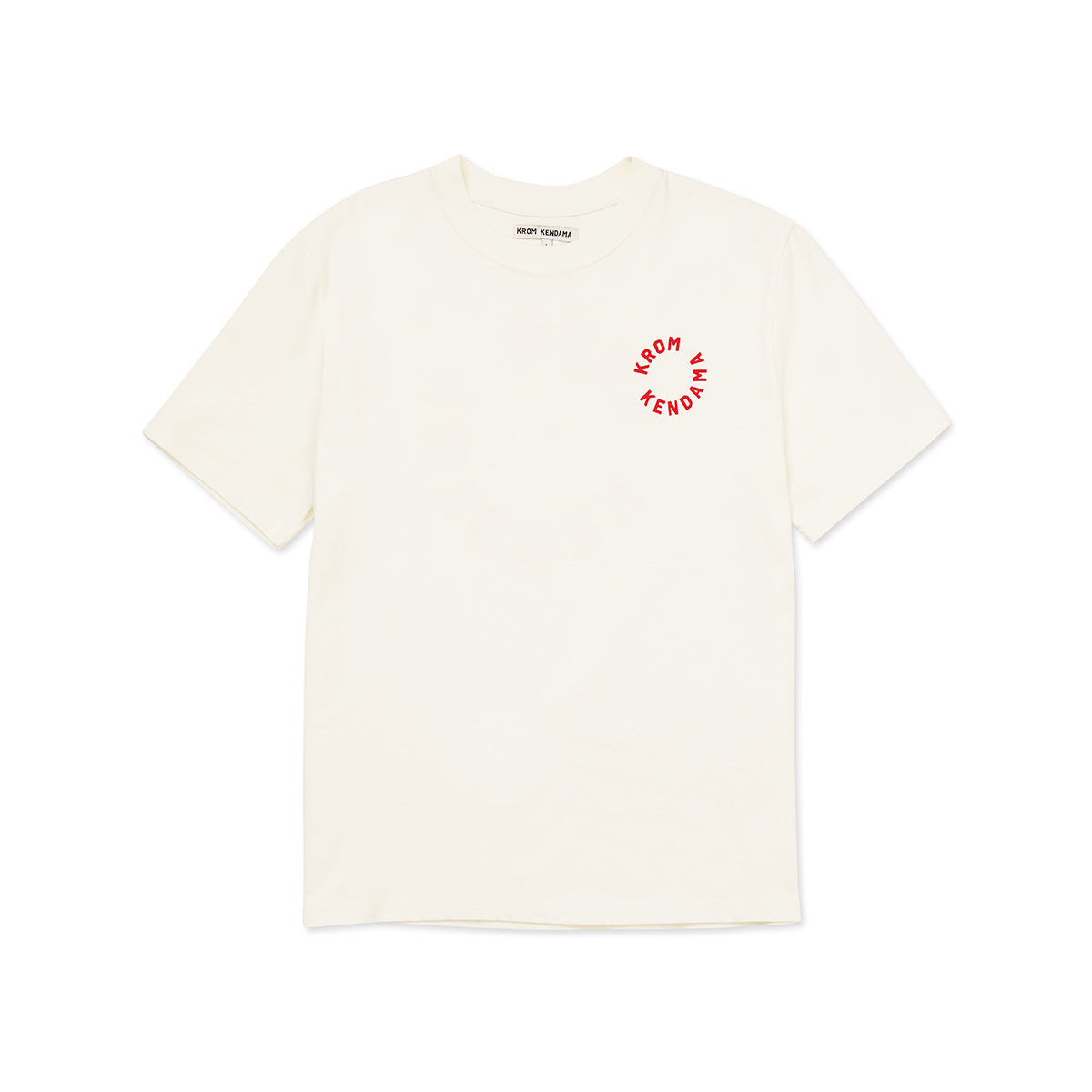 KROM PLAY LIFE COLLECTION MAIN FRONT PICTURE T SHIRT WHITE