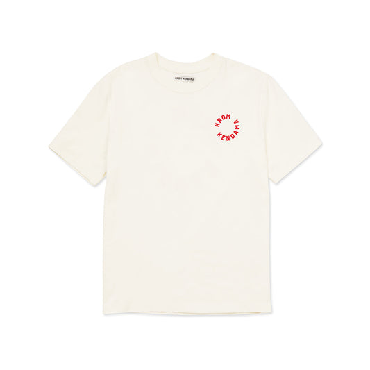 KROM PLAY LIFE COLLECTION MAIN FRONT PICTURE T SHIRT WHITE