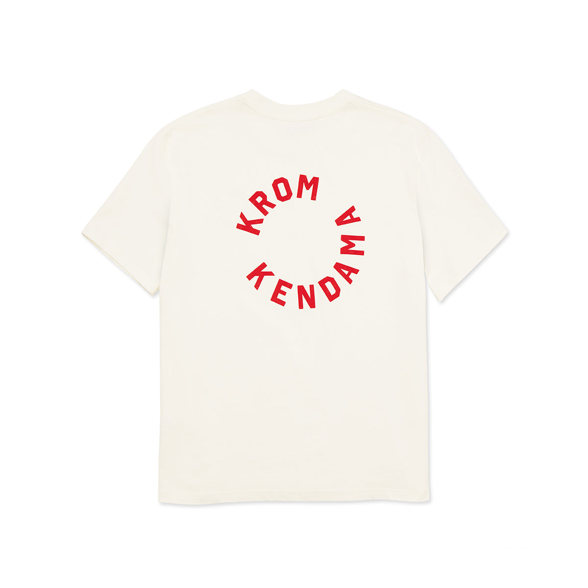 KROM PLAY LIFE COLLECTION MAIN BACK PICTURE T SHIRT WHITE