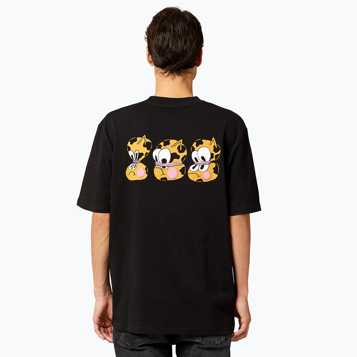 KROM X JODY BARTON ZOGGY N' MOGGY TEE organic black