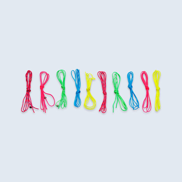 KROM String Pack - 10 Corde Kendama 70 Cm In 5 Colori, Con 3 Cuscinetti E Strumento Di Stringatura - 2